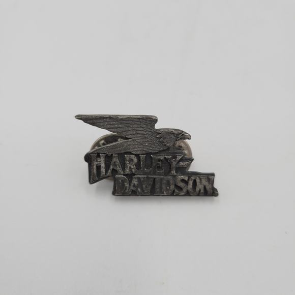 Harley Davidson Motorcycle Biker Rider Jacket Vest Eagle Metal Accessory Pin - Picture 3 of 4